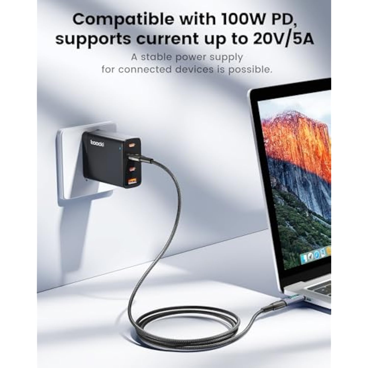 Usb C Adapter, 2Pack 100W Usb C Female To Usb C Male Extension Adapter Type C