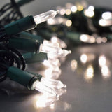 Warm White Led Christmas Lights - 100 Count Led Clear White Christmas Tree Lights With Green Wire - 34 Ft - Ul Listed -