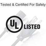 Universal Power Cord, Computer Extension Cord With 16 Awg Power Cord, 8 Foot Computer Power Cable, Black, 1 Count, Nema 5-15P To Iec C13, 29928 - Taa Compliant