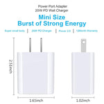Type C Charging Block Iphone Charger Box For Iphone 16 Se 15 14 13 12 Pro/14 Pro/11 Pro Max/Xs/Xr/X/8,Samsung Galaxy S24 S23 S22 J7 A53 A32 A12 A05 A52, Pixel 9/8/7/6 Usb Wall Plug Charger Cube Brick