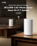 Tri-Band Wifi 7 Be11000 Whole Home Mesh System, 6-Stream 10 Gbps, 4 × 2.5G Ports, Mu-Mimo, Multi-Vpn, App, Smart Internal Antennas, M11000 1-Pack