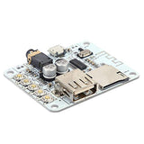 Bluetooth Receiver Board USB 5V Bluetooth 2.1 Audio Receiver Amplifier Module FM Radio Board Supports MP3,WMA,WAV,FLAC,APE