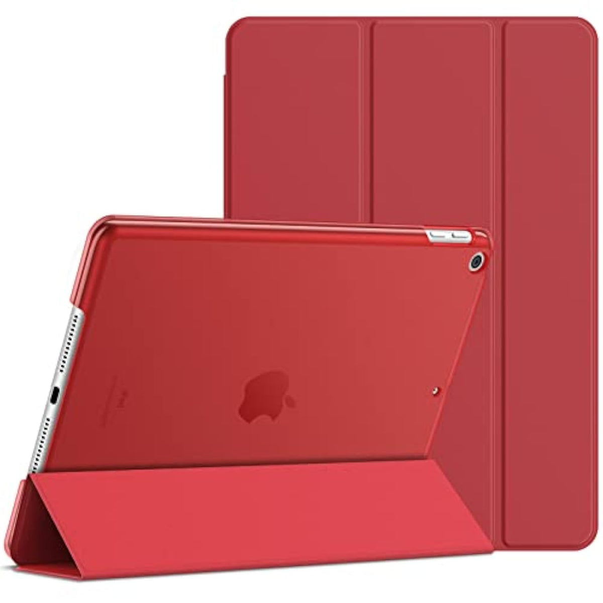 JETech Case for iPad (9.7-Inch, 2018/2017 Model, 6th/5th Generation), Smart Cover Auto Wake/Sleep (Red)