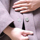 24 Sets Sew In Magnetic Plum Bag Clasps Button Snaps For Purses Handba