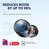 By Anker Space A40 Adaptive Active Noise Cancelling Wireless Earbuds, Reduce Noise By Up To 98%, Ultra Long 50H Playtime, 10H Single Playtime, Hi-Res Sound, Comfortable Fit, Wireless Charge