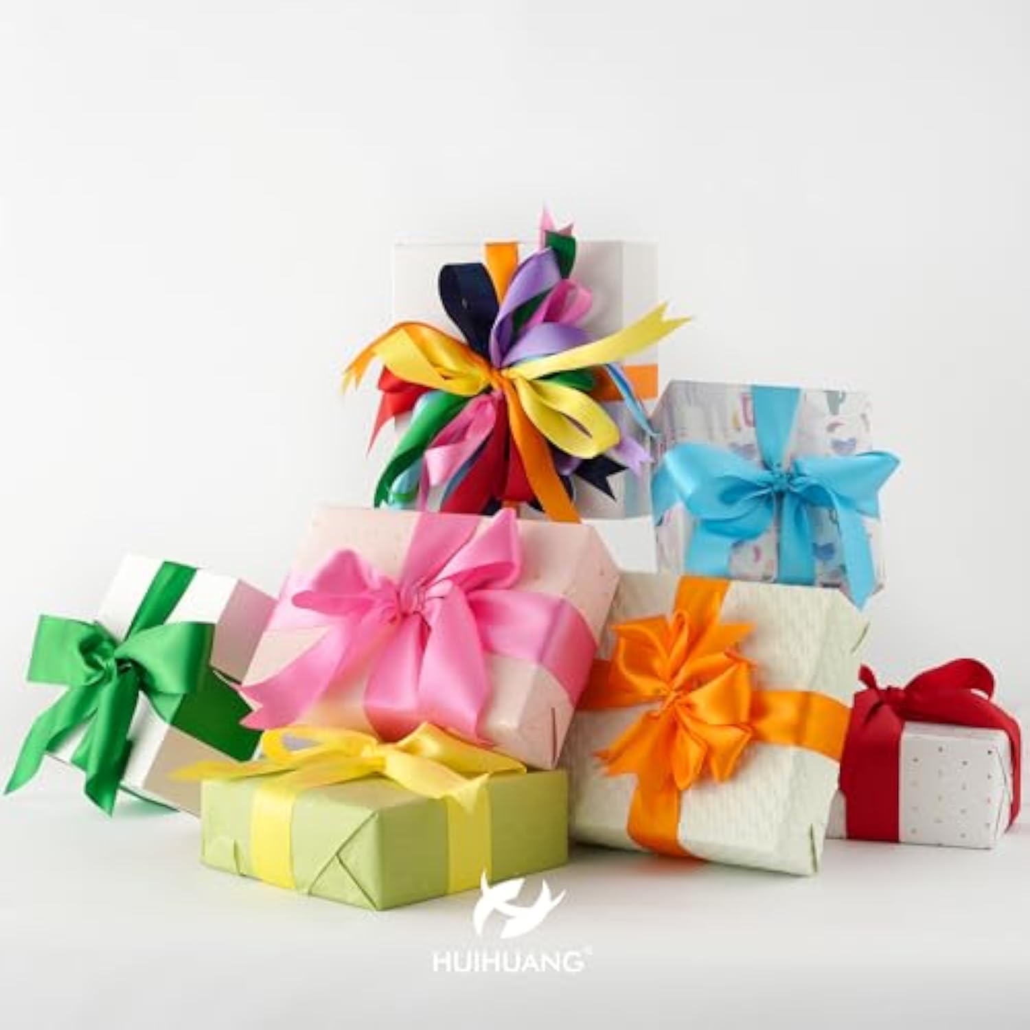 1 Inch Satin Ribbon Solid Color Ribbon Assorted Double Faced Satin Fab