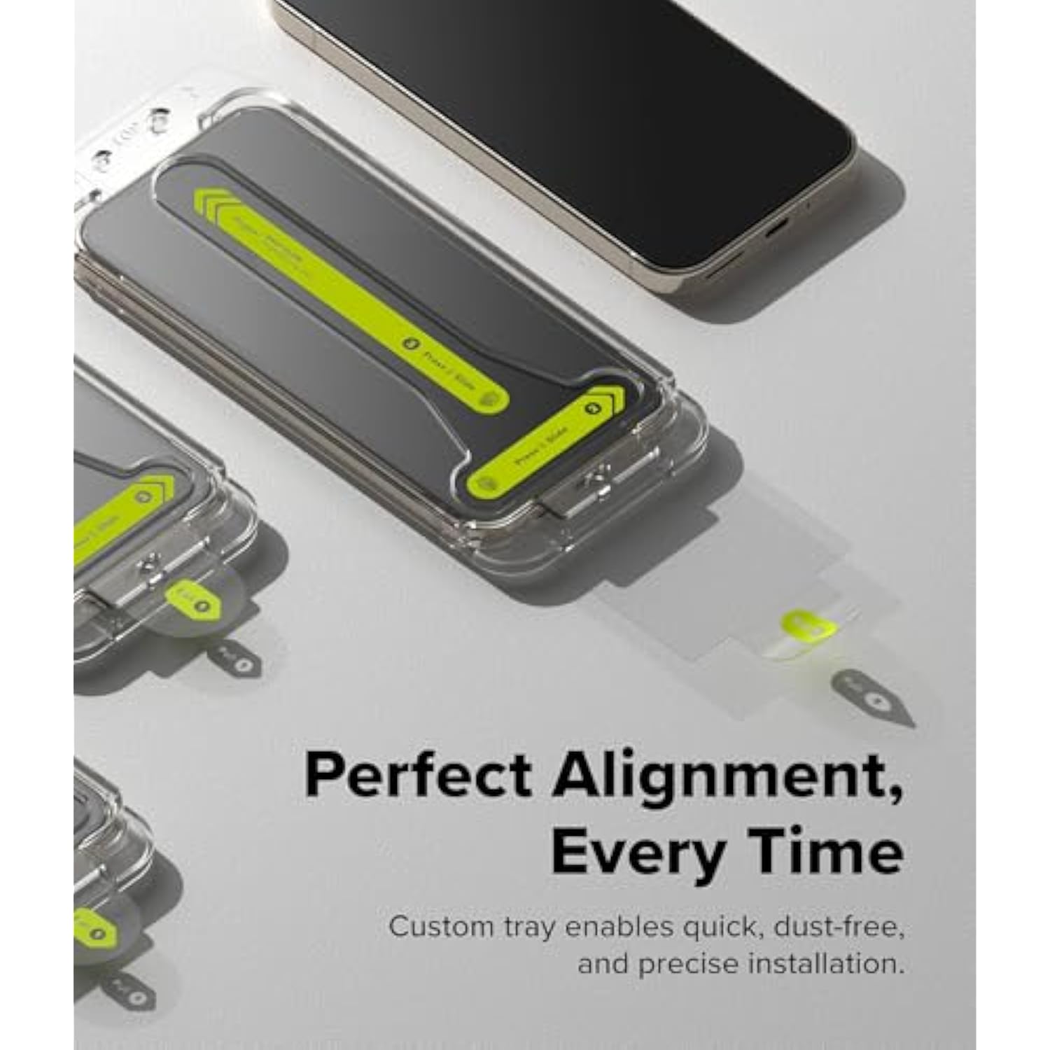 Ringke Easy Slide Tempered Glass Designed for Google Pixel 10/10 Pro Screen Protector [Super Easy to Install] Case Friendly Shatterproof Premium 9H Hardness Tempered Glass - 2 Pack