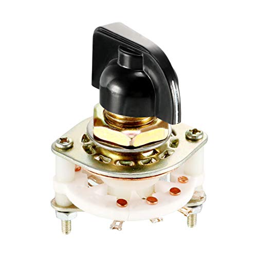 8Pin 2P3T 2Pole 3Position Selectable Single Deck Band Selector Rotary Switch