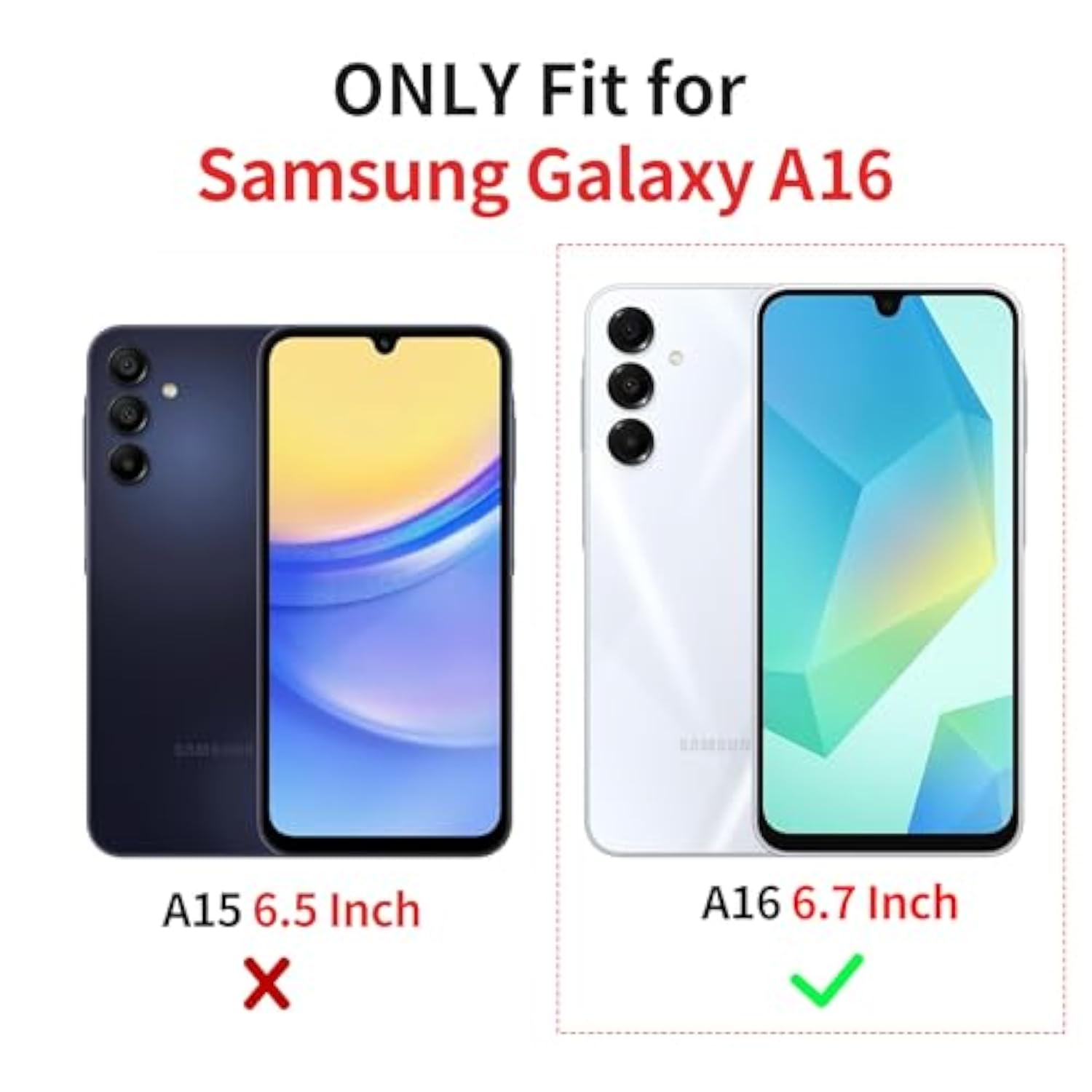 For Samsung Galaxy A16 4G/5G Case, Cute Wavy Compatible With Magsafe, Curly Wave Frame Women Men Magnetic Clear Matte Tpu Bumper Shockproof Case For A16, Hot Pink