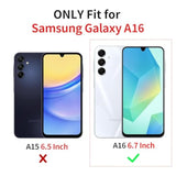 For Samsung Galaxy A16 4G/5G Case, Cute Wavy Compatible With Magsafe, Curly Wave Frame Women Men Magnetic Clear Matte Tpu Bumper Shockproof Case For A16, Hot Pink