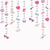 6-Pack Singer-Themed Hanging Decorations – Music Party Garland for Birthdays, Bachelorette & Photo Booth
