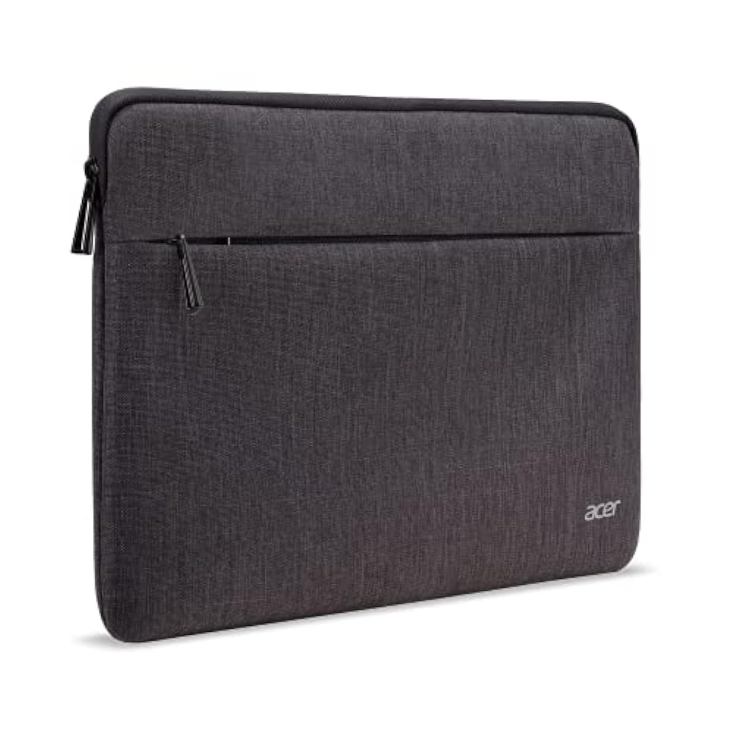 Protective Laptop Sleeve | Up To 15.6" Notebook | Easy Access Outside Zipper Pocket For Adapters, Mouse Or Dongle | Gray