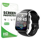 Screen Protector Compatible For Qonbink Tg38 Smart Watch 1.85" (6 Pack) Clear Tpu Soft Film, Compatible For Jacoosa L70 K62 Fitness Watch Screen Film
