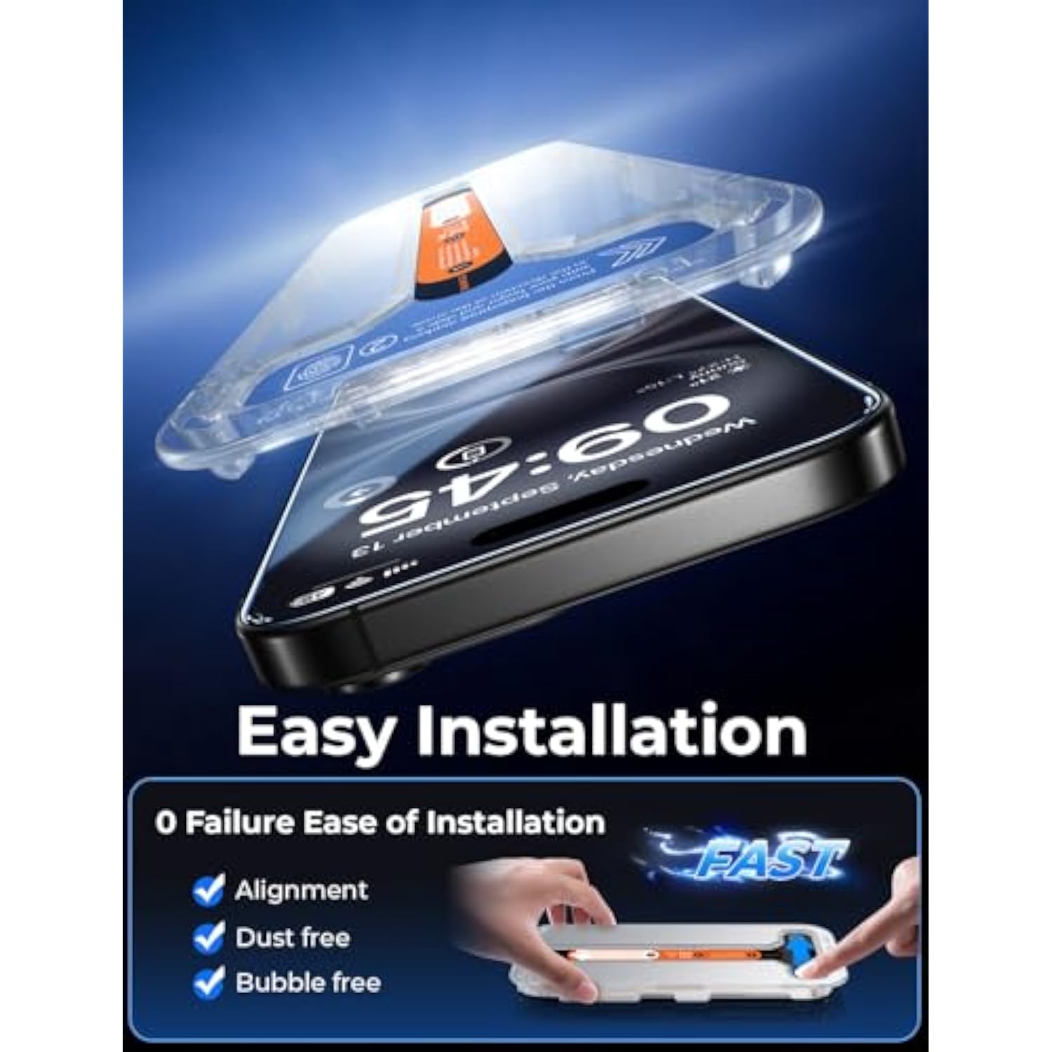 4-Pack Privacy Screen Protector Compatible With Iphone 16 Plus [Auto Alignment Kit] [10X Military Protection] 16 Plus 6.7 Inch Tempered Glass Film [Case Friendly]