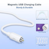 Magnetic USB DC Charger Cable for 1 Dot Massager, Replacement Charging Cord-1Pin