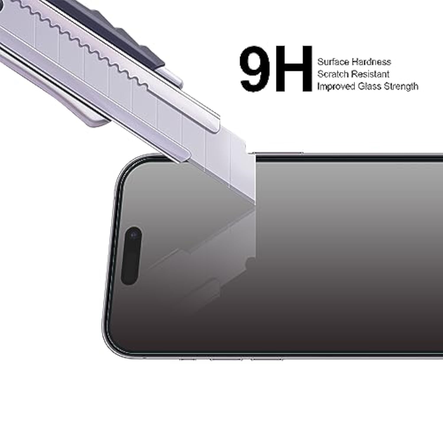 (2 Pack) Anti Glare (Matte) Screen Protector Designed For Iphone 16 / Iphone 15 (6.1 Inch) [Tempered Glass] Anti Fingerprint, Anti Scratch, Bubble Free