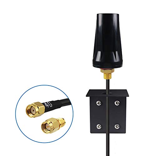 4G Lte Cellular Trail Camera Antenna With 10Ft Low Loss Thicker Cable For Spypoint Flex Link Micro Evo Stealth Cam Tactacam Reveal X Pro Muddy Manifest Covert Spartan Hunting Trail Camera,