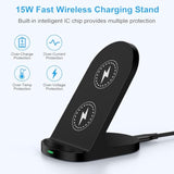 Pixel 9 Fast Charging Wireless Charger Stand For Google Pixel 10 Pro Xl 9A 8 7,Samsung Galaxy S25 Ultra Z Flip7 6 Fold7 6 S24Fe S23Plus S22,15W Wireless Charging Station For Iphone 16E 16 Plus/Pro Max