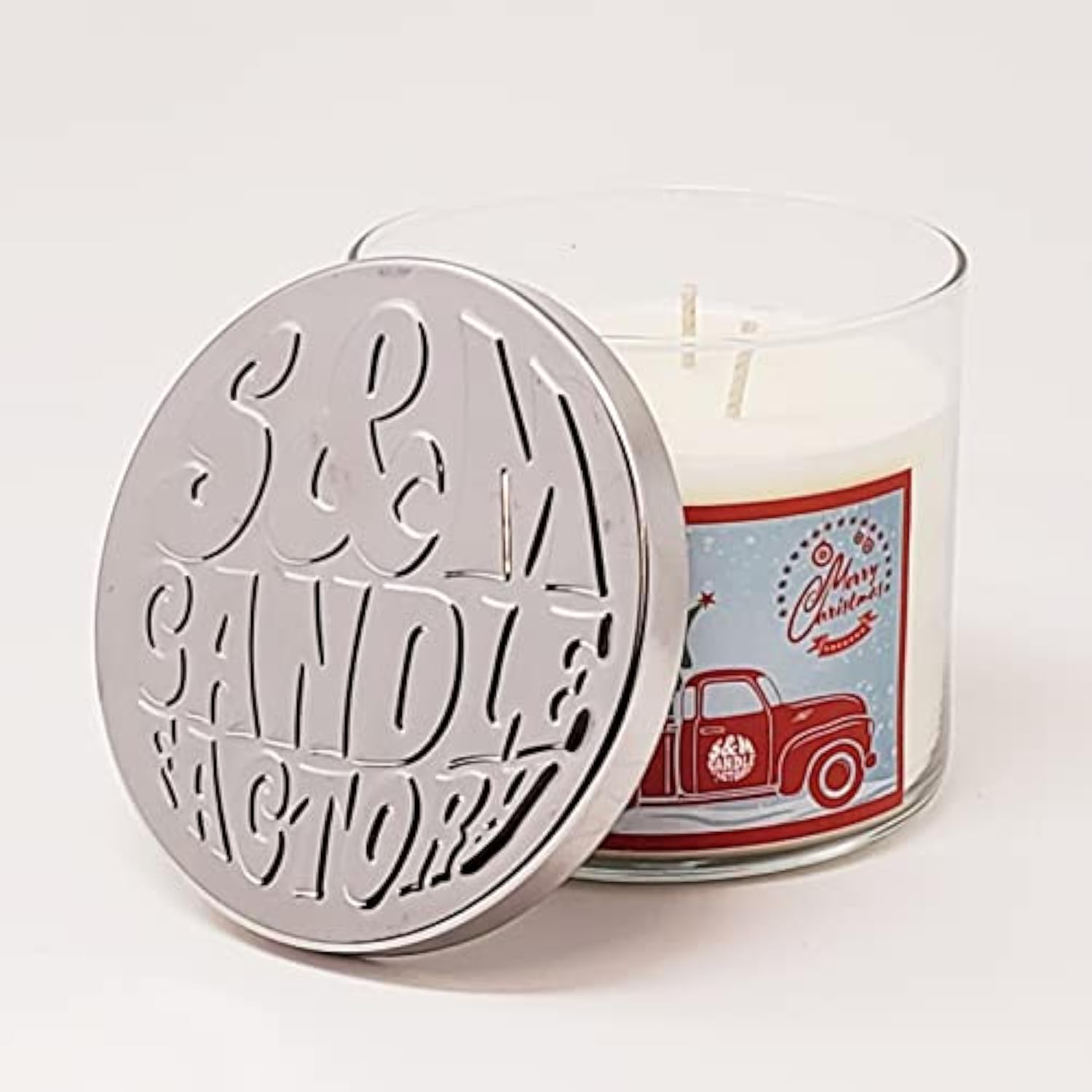 Spiced Cranberry 3 Wick Candle ~ Merry Christmas Candle ~ Retro Christmas Tree Candle ~ Winter Scented Candle ~ All Natural Premium Soy Wax ~ Highly Scented