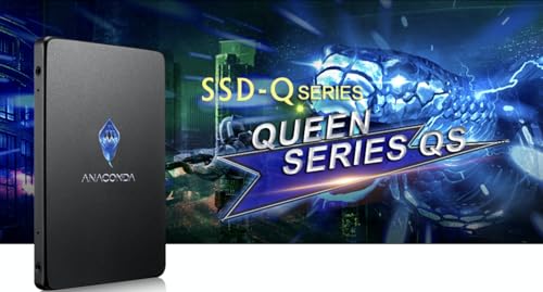 Anacomda Slim 2.5" Qs 960Gb Sata Iii 3D Qlc Nand Flash Internal Gaming Solid State Drive (Ssd) Internal Ssd Read Speed Up To 500Mb/S Write Speed Up To 500Mb/S. Made In Taiwan