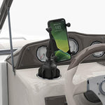 RAM Mounts RAP-HOL-UN7B-201U X-Grip Phone Holder with Composite Double Socket Arm(Medium) Compatible with RAM B Size 1" Ball Components