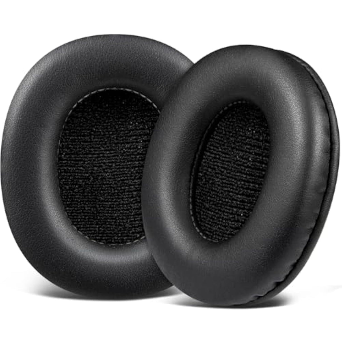 Replacement Earpads For Sony Mdr-7506 Mdr-V6 Mdr-V7 Mdr-Cd900St Monitor Headphones, Ear Pads Cushions With Softer Protein Leather, High-Density Foam - Black