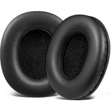 Replacement Earpads For Sony Mdr-7506 Mdr-V6 Mdr-V7 Mdr-Cd900St Monitor Headphones, Ear Pads Cushions With Softer Protein Leather, High-Density Foam - Black