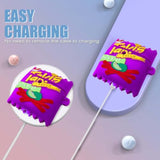 Cute 3D Cartoon Funny Airpods 4 Case - Food Design Silicone Protection Cover Compatible With Airpods 4Th Generation - Purple