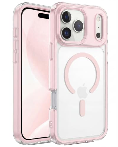 Magnetic for iPhone 17 Pro Max Case, Compatible with MagSafe, Clear Colorful Cute Phone Case for Women Girls, Shockproof TPU Cover with