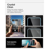 Spigen Tempered Glass Screen Protector [GlasTR EZ Fit] designed for Galaxy S25 Plus/Galaxy S24 Plus [Case Friendly] - 2 Pack