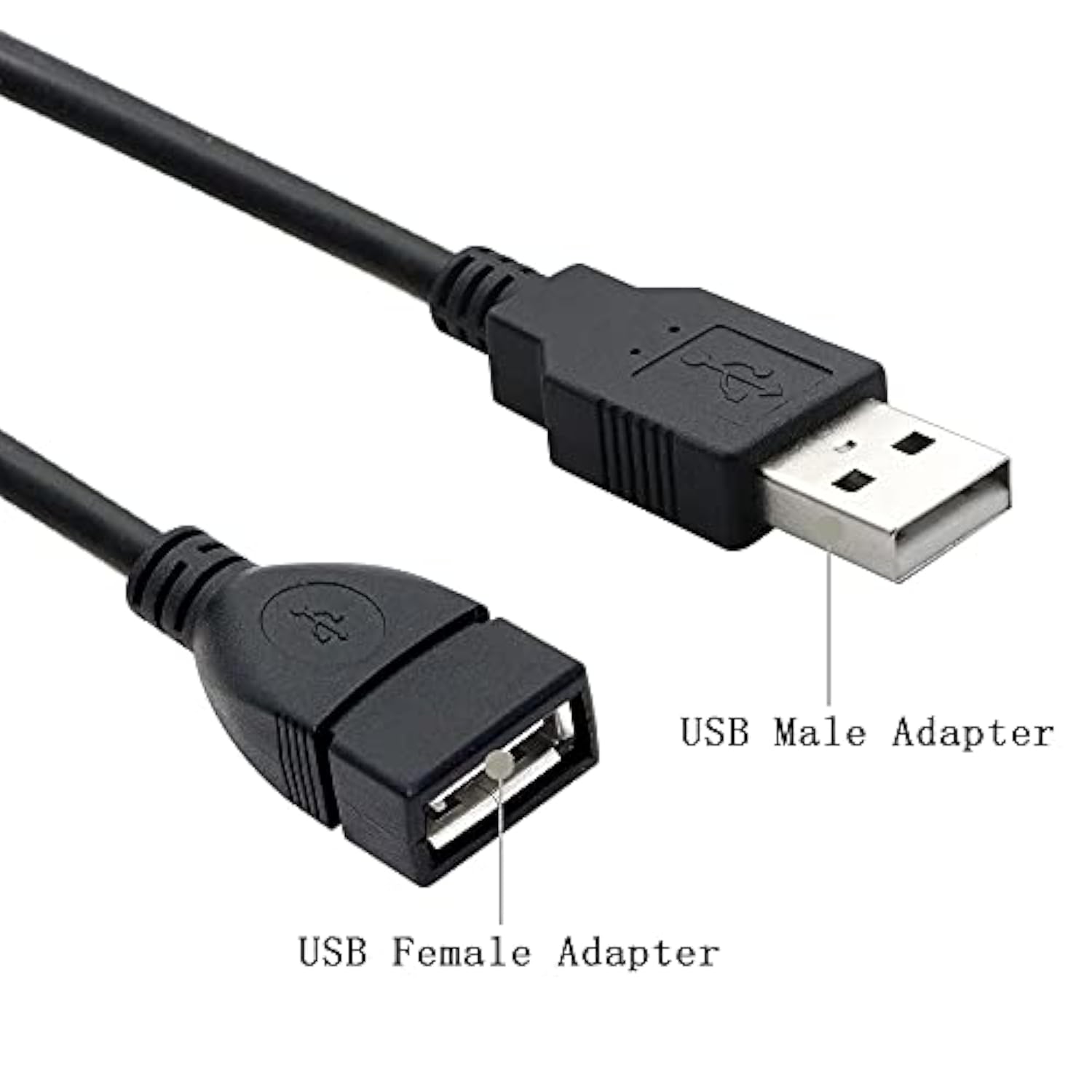 20Cm Male To Female Usb Cable With On/Off Switch, For Usb Fan, Led Desk Lamp A