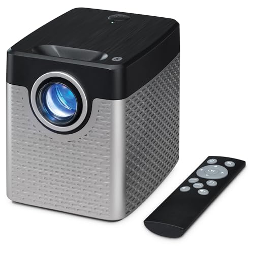 720P Vertical Projector With Bluetooth Transmitter, Silver/Black, Pj504S