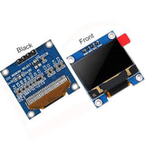 4 Pcs 0.96 Inch Oled Display Module 128X64 Pixel Ssd1306 I2C Iic Screen Compatible With Arduino Raspberry Pi Blue And Yellow
