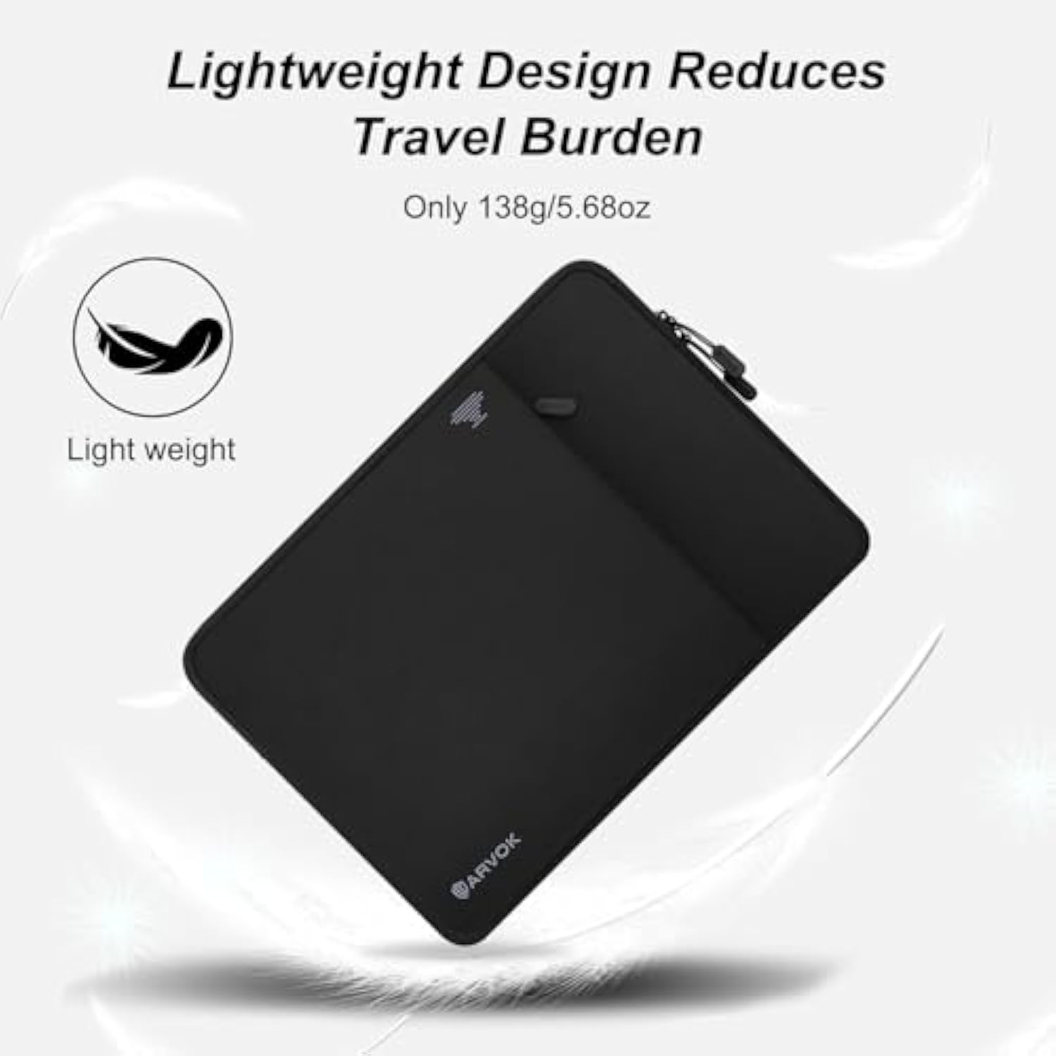 13 13.3 14 Inch Laptop Sleeve With Front Pocket, Shockproof 360 Protective Laptop Case Briefcase Handbag, Computer Carrying Bag Compatible With Macbook Air/Pro, Lenovo/Hp/Dell/Asus/Acer, Black