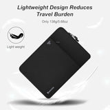 13 13.3 14 Inch Laptop Sleeve With Front Pocket, Shockproof 360 Protective Laptop Case Briefcase Handbag, Computer Carrying Bag Compatible With Macbook Air/Pro, Lenovo/Hp/Dell/Asus/Acer, Black