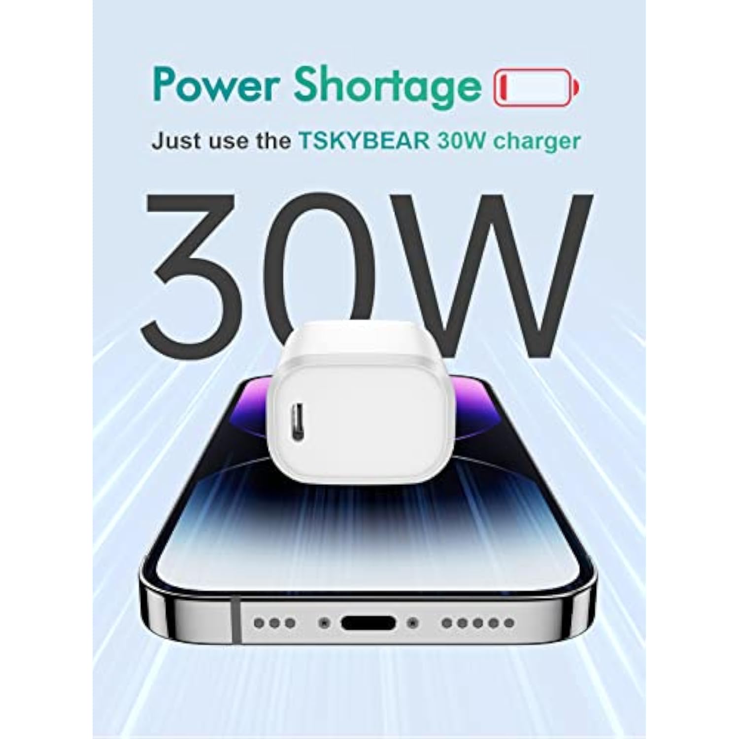 2 Pack Usb C Charger Block 30W Super Fast Charger - Compatible With Iphone 16 15 14 13 12 Pro/Pro Max/Mini, Compatible With Google Pixel 7/6/Samsung Galaxy S24 S23 S22 / Ipad Pro