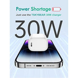 2 Pack Usb C Charger Block 30W Super Fast Charger - Compatible With Iphone 16 15 14 13 12 Pro/Pro Max/Mini, Compatible With Google Pixel 7/6/Samsung Galaxy S24 S23 S22 / Ipad Pro