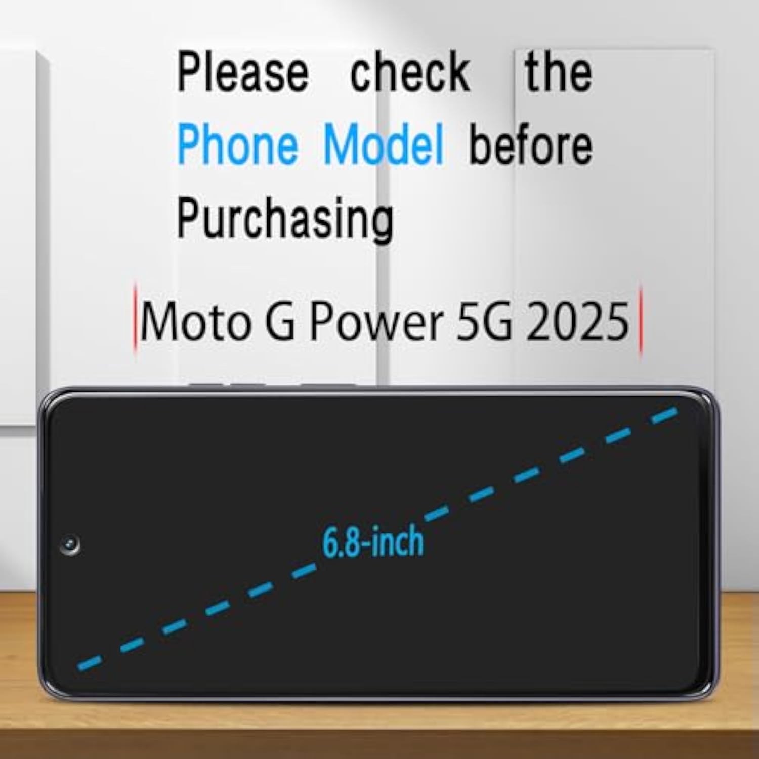 (3 Pack For Moto G Power 5G 2025 Screen Protector, 9H Tempered Glass, Touch Sensitivity, Scratch Resistant, Case Friendly