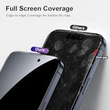 For Privacy Screen Protector 28°Anti Spy 9H+ Hardness Tempered Glass For Iphone Full Coverage Screen Protector Easy Installation (Iphone 16Promax)
