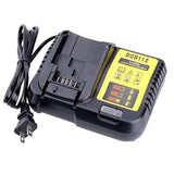 Dcb112 Dcb115 20V Max Charger Charges All Dcb201 Dcb204 Dcb606 Dcb609 Dcb207 Dcb206 Dcb203 Dcb200 Dcb120 Dcb127 12V Max, 20V Max And 60V Max Li-Ion Cordless Tool Battery Packs