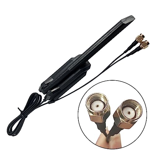 2.4/5.8/6Ghz Rp-Sma Tri Band Wifi 6E Antenna For Asus Rog Strix B550-F Gaming Wifi Ii/B550-Plus/Prime B450M-A Ii/Rog Strix B650-A B650-Plus B650E-F B550-A B760-I Z690-I Z790-Plus Z790-A Z790-E