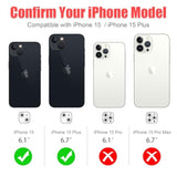 6 Pack iPhone 15 15 Plus Camera Lens Protector Bling Pink 9H Tempered Glass