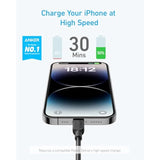 Anker 310 USB C to Lightning Cable(6FT,2Pack, Black), MFi Certified for iPhone 14 Series, and More(Charger Not Included)