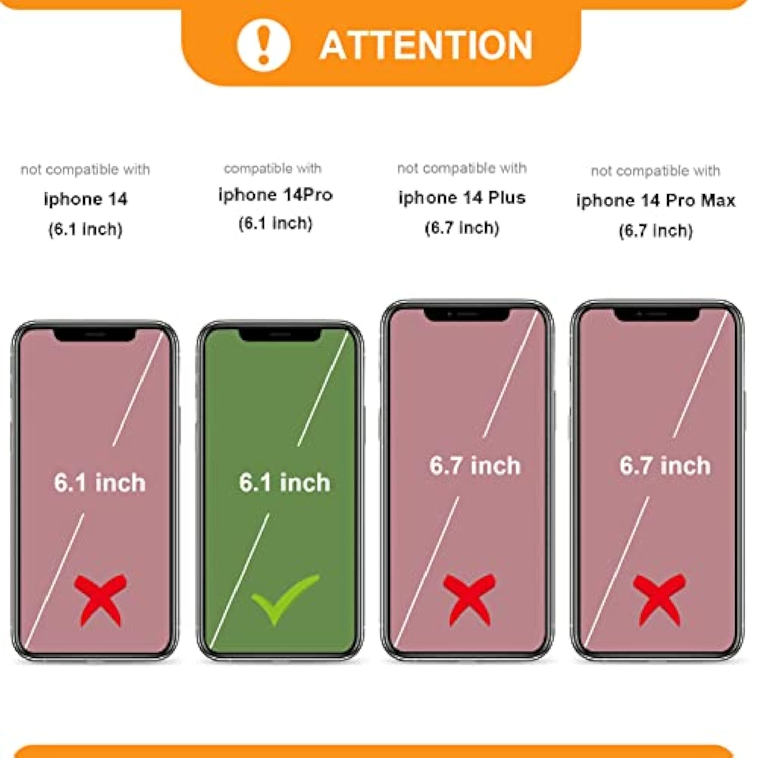 Detachable Wallet Case For Iphone 14 Pro Rfid Blocking Card Slots Holder Premium Pu Leather Magnetic Kickstand Shockproof Wrist Strap Removable Flip Protective Cover 5G 6.1 Inch (Brown)