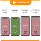 Detachable Wallet Case For Iphone 14 Pro Rfid Blocking Card Slots Holder Premium Pu Leather Magnetic Kickstand Shockproof Wrist Strap Removable Flip Protective Cover 5G 6.1 Inch (Brown)