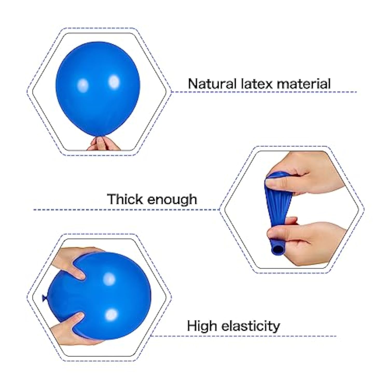 Blue White Red Balloons Arch Garland Kit-127Pcs Red Explosion Star Foil Balloon Star Shape Foil Balloon For Birthday,Graduation,Picnic,Baby Shower,Christmas Party Decoration.