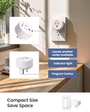 Remote Control Outlet Plug Switch, Buckle Design & Removable Wireless Light Switch, No Wiring Needed, 300 Ft, 15A/1500W, Programmable, For Household Appliances