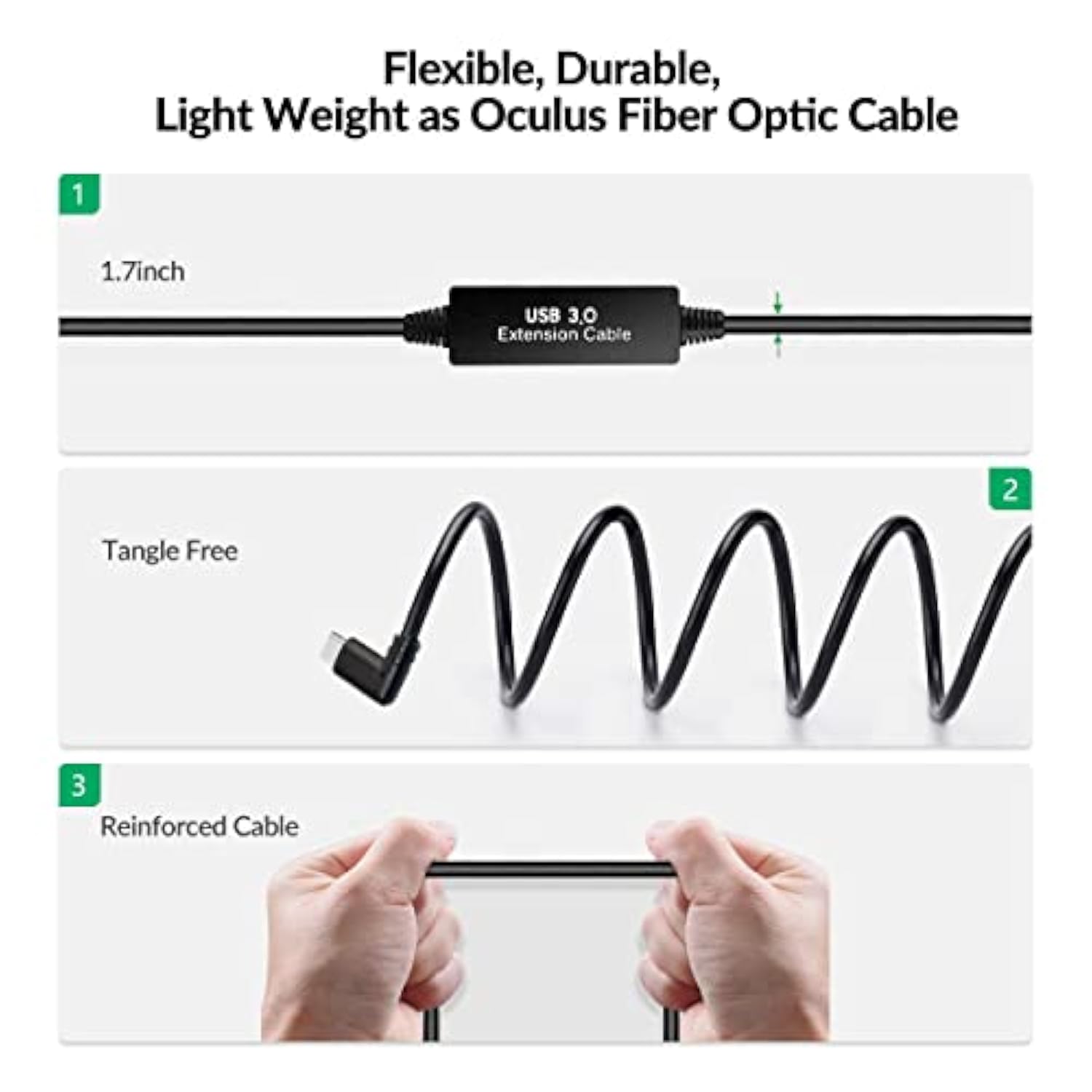 Vr Link Cable,Compatiblewith Oculus Quest 2/Quest 3 Link Cable 26Ft,Usb 3.1 To Usb C For Quest 2/Steam Vr Virtual Reality Headset Game Connection Pc,8M