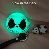 Compatible With Samsung Galaxy Buds 3 Case&Galaxy Buds 3 Pro Case With Cleaner Kit&Panda Keychain [Glow In The Dark], Soft Silicone Cute Christmas Ghost Cases For Samsung Galaxy Buds 3/Buds 3 Pro Case