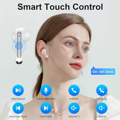 Wireless Earbuds,Bluetooth Ear Phones for  Galaxy A17 S26 Z Flip 7,Fold 7 A16 A56 A15 S25 FE S24 S23 S22,60H Headphones in Ear Buds
